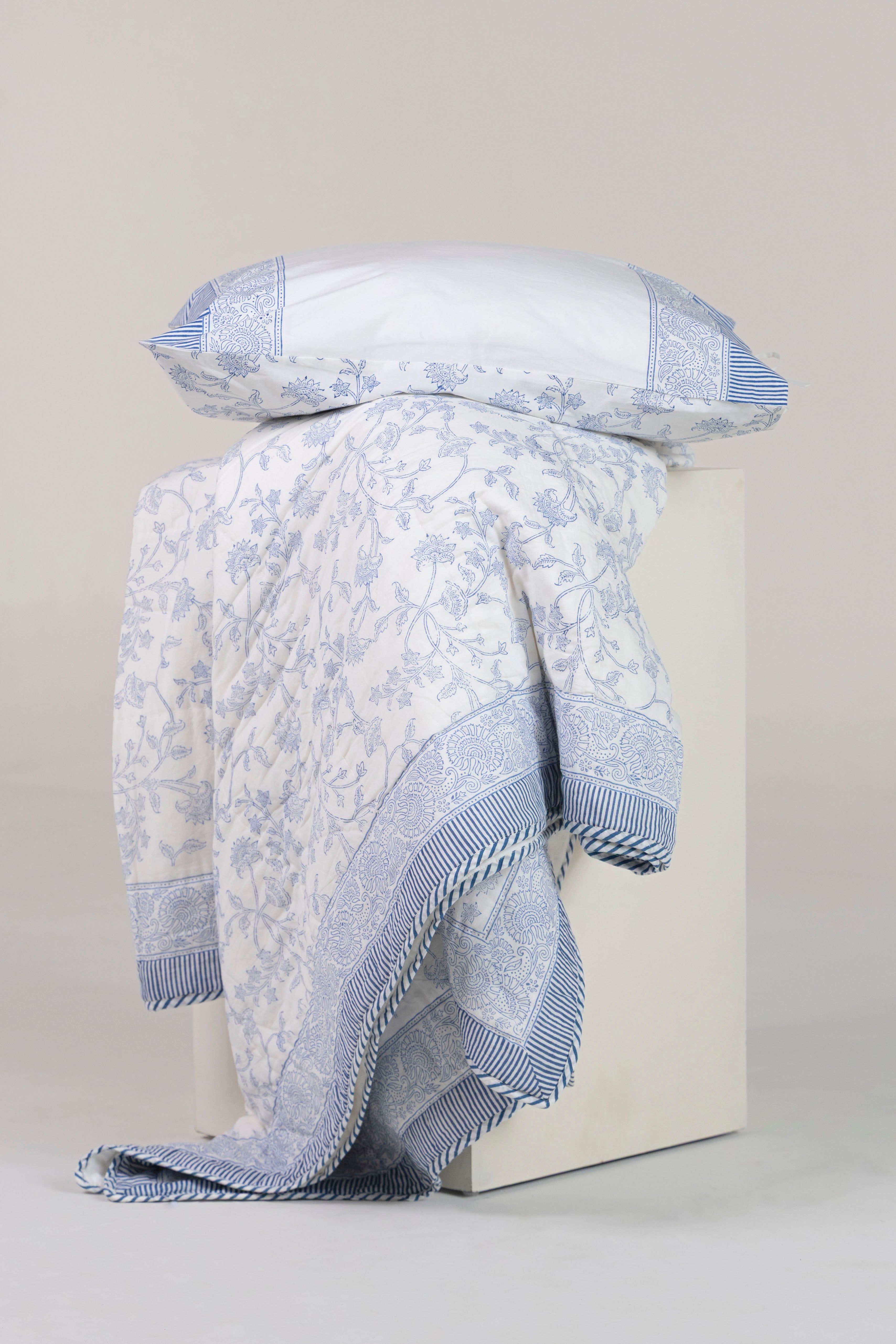 שמיכת קווילט ״קשת״ | בעבודת יד | 100% כותנה