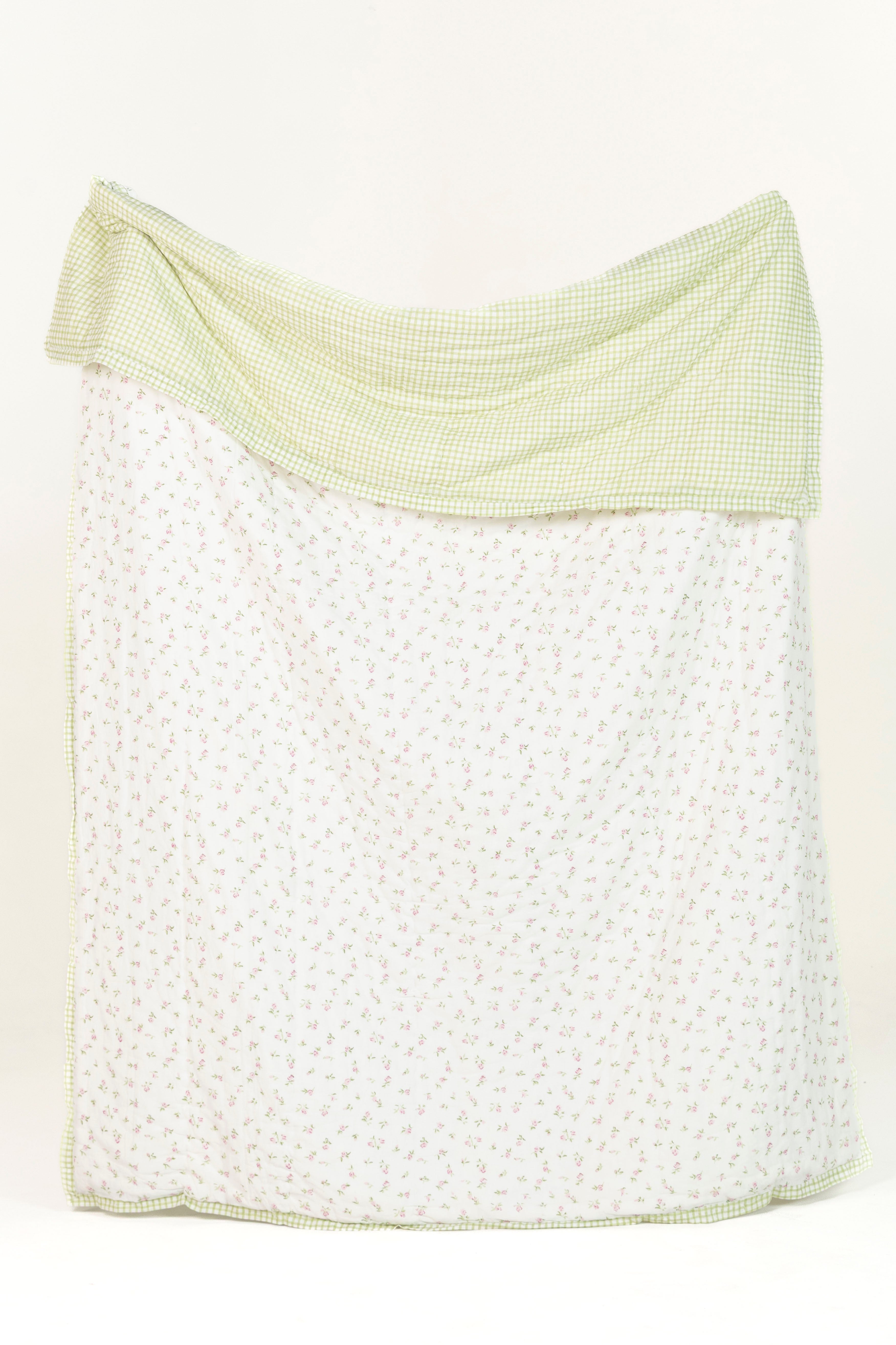 שמיכת קווילט Petite Fleur | בעבודת יד | 100% כותנה