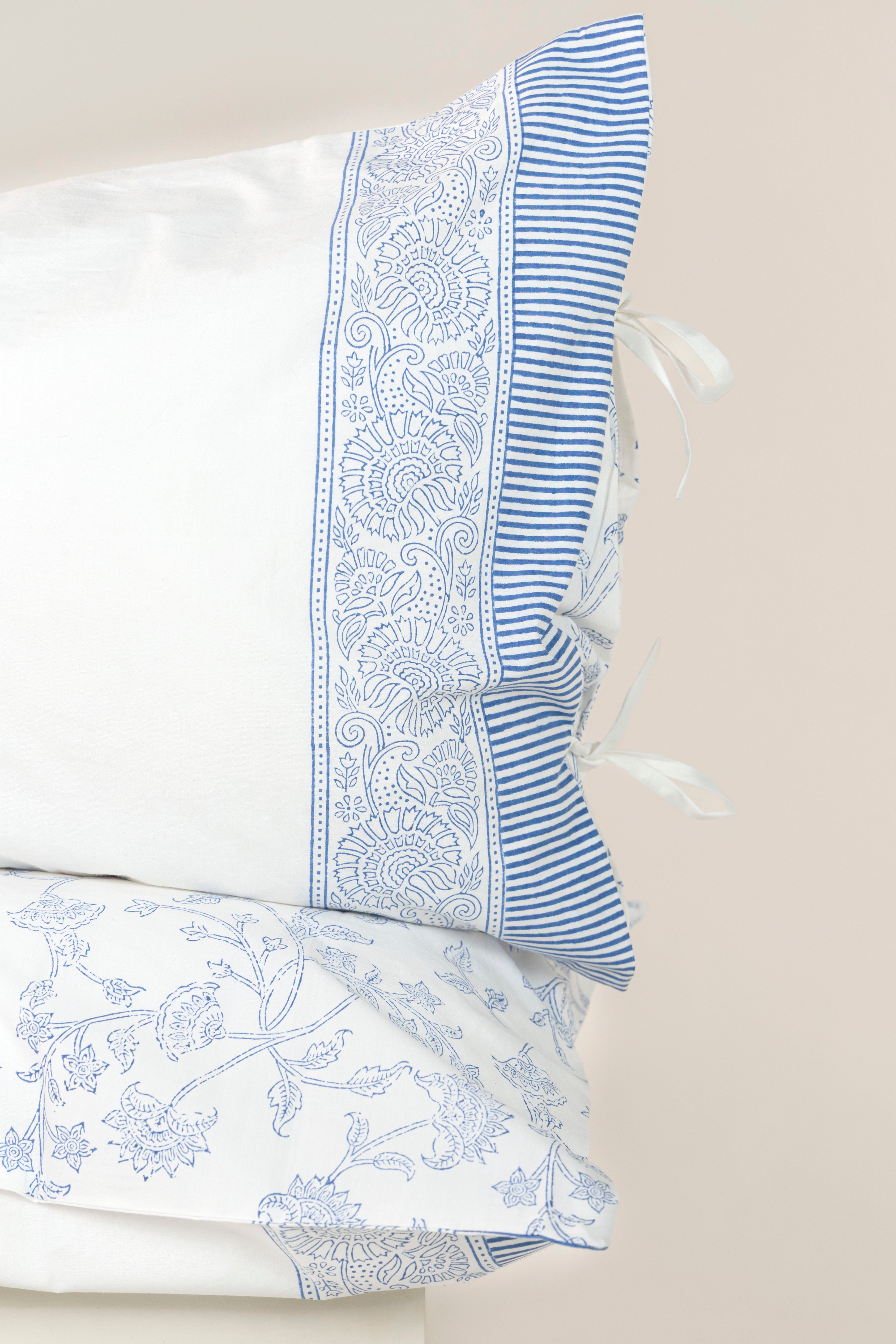 זוג ציפיות ״קשת״ כותנת פרקל | בעבודת יד