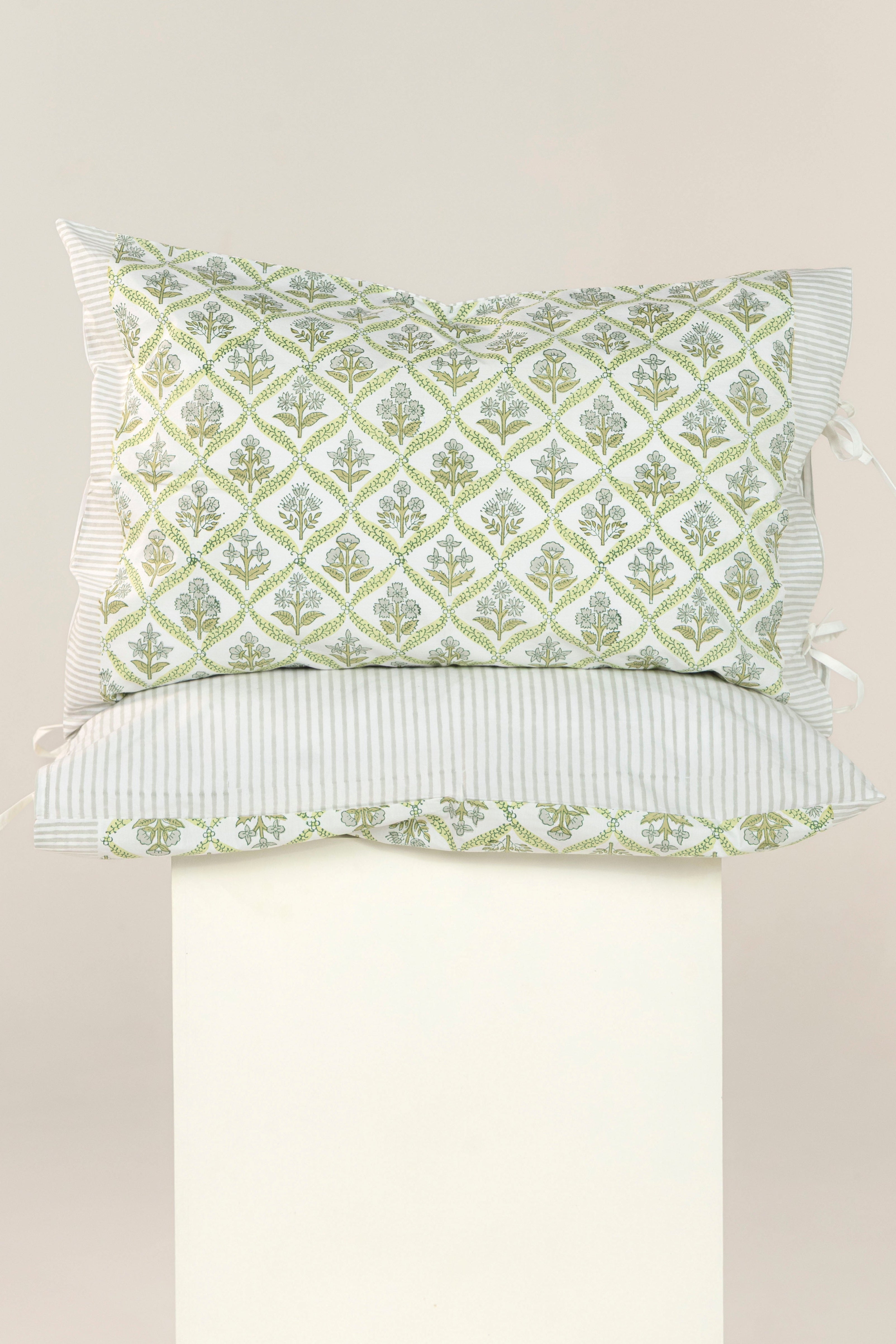 זוג ציפיות ״קלייר״ כותנת פרקל | בעבודת יד