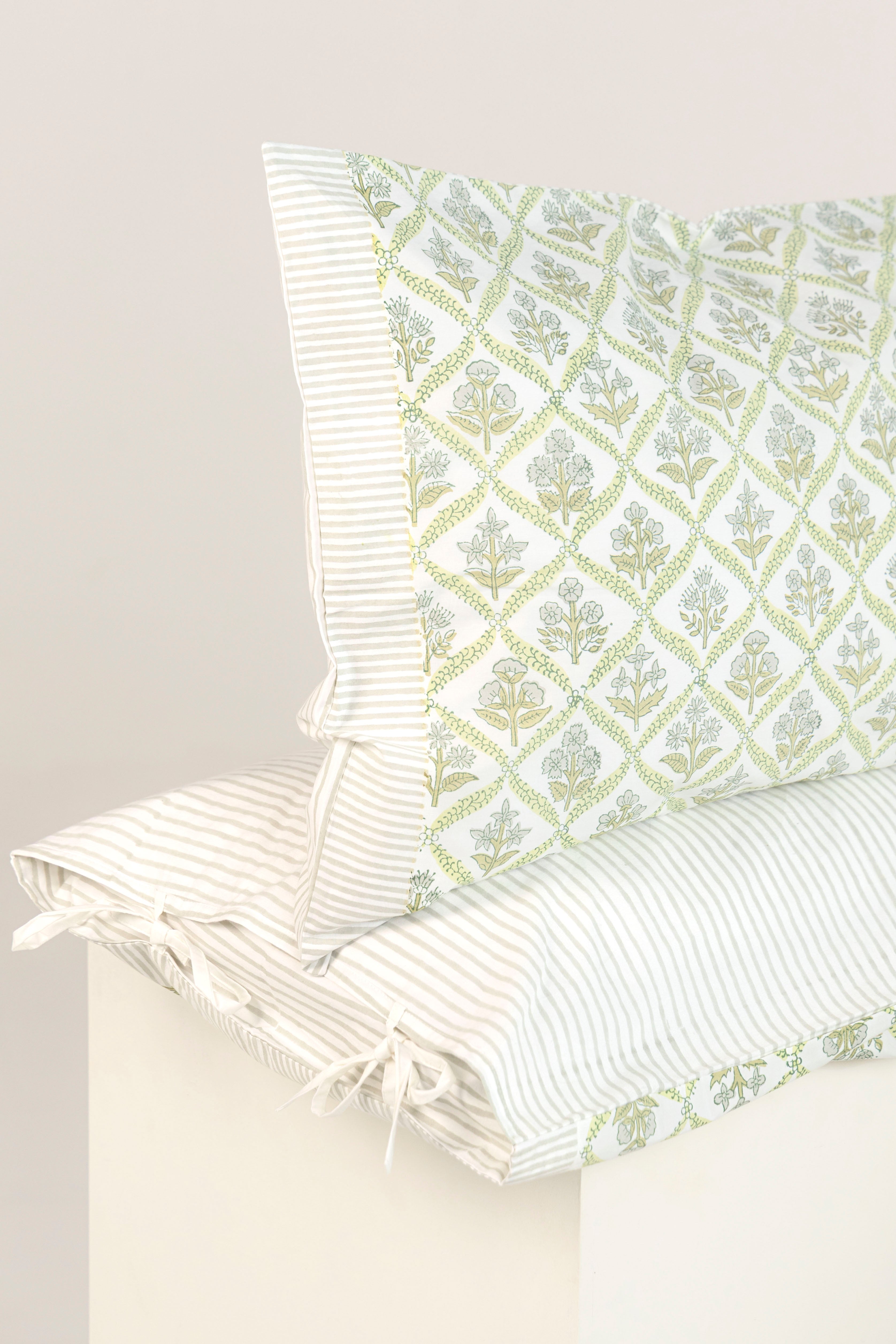 זוג ציפיות ״קלייר״ כותנת פרקל | בעבודת יד