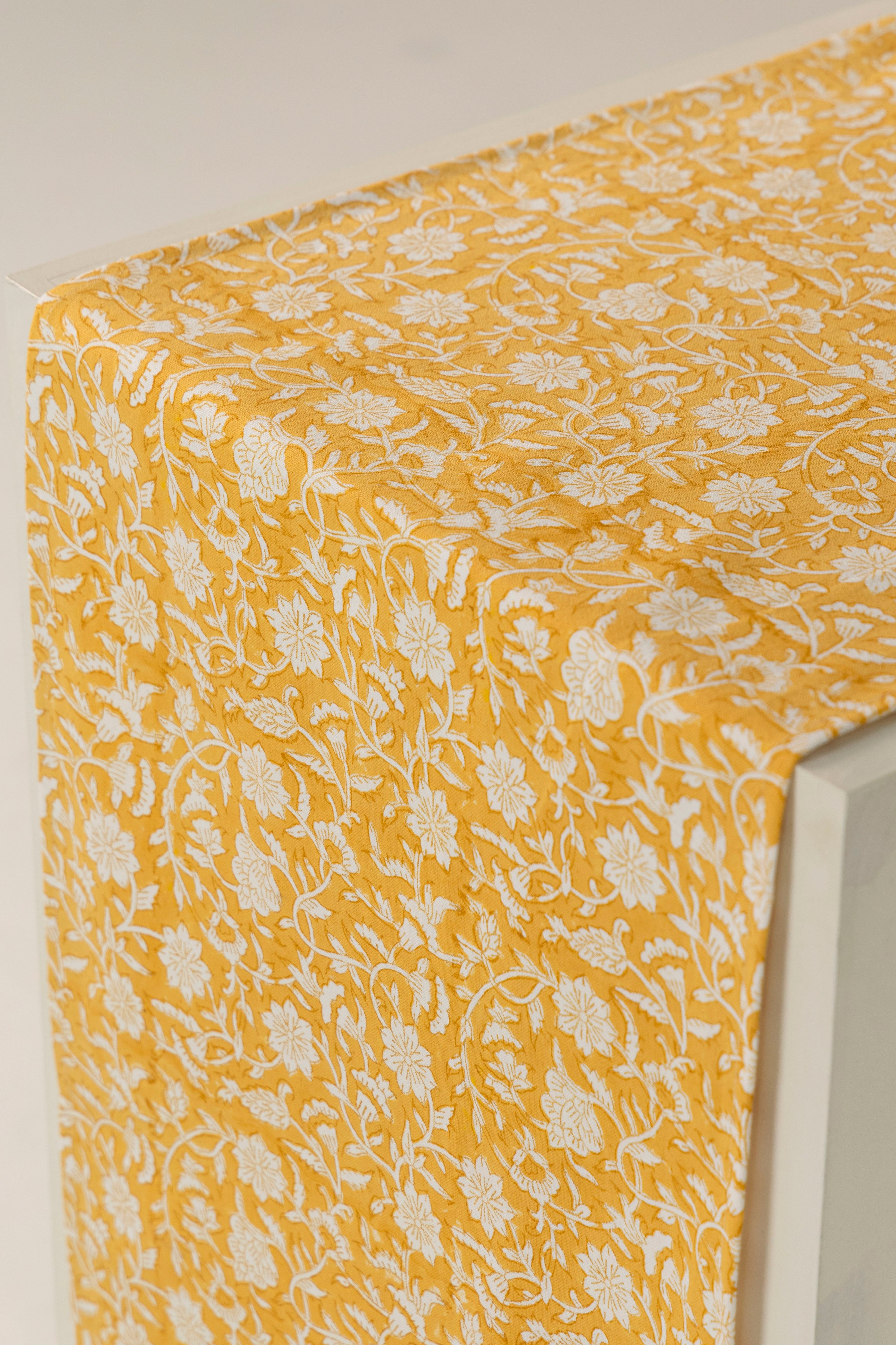 ראנר ״מריגולד״ כותנה | בעבודת יד