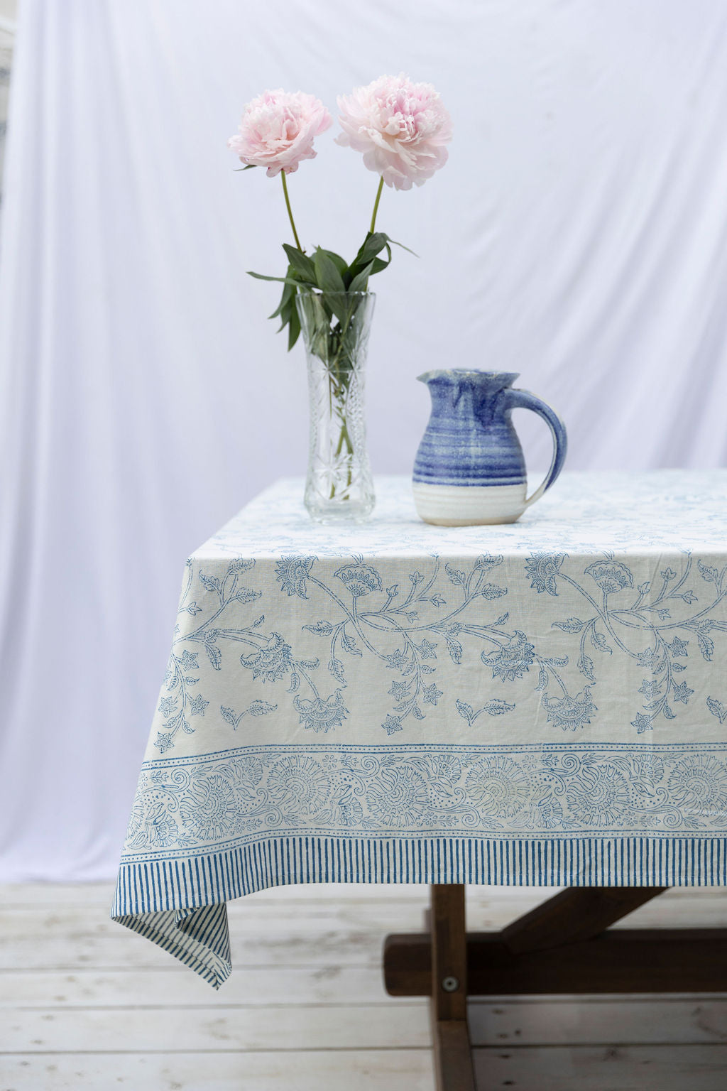 מפה לשולחן כותנה ״קשת״ | בעבודת יד