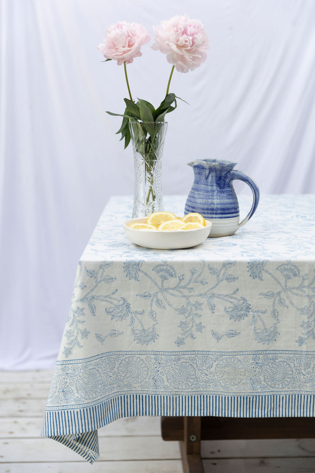 מפה לשולחן כותנה ״קשת״ | בעבודת יד