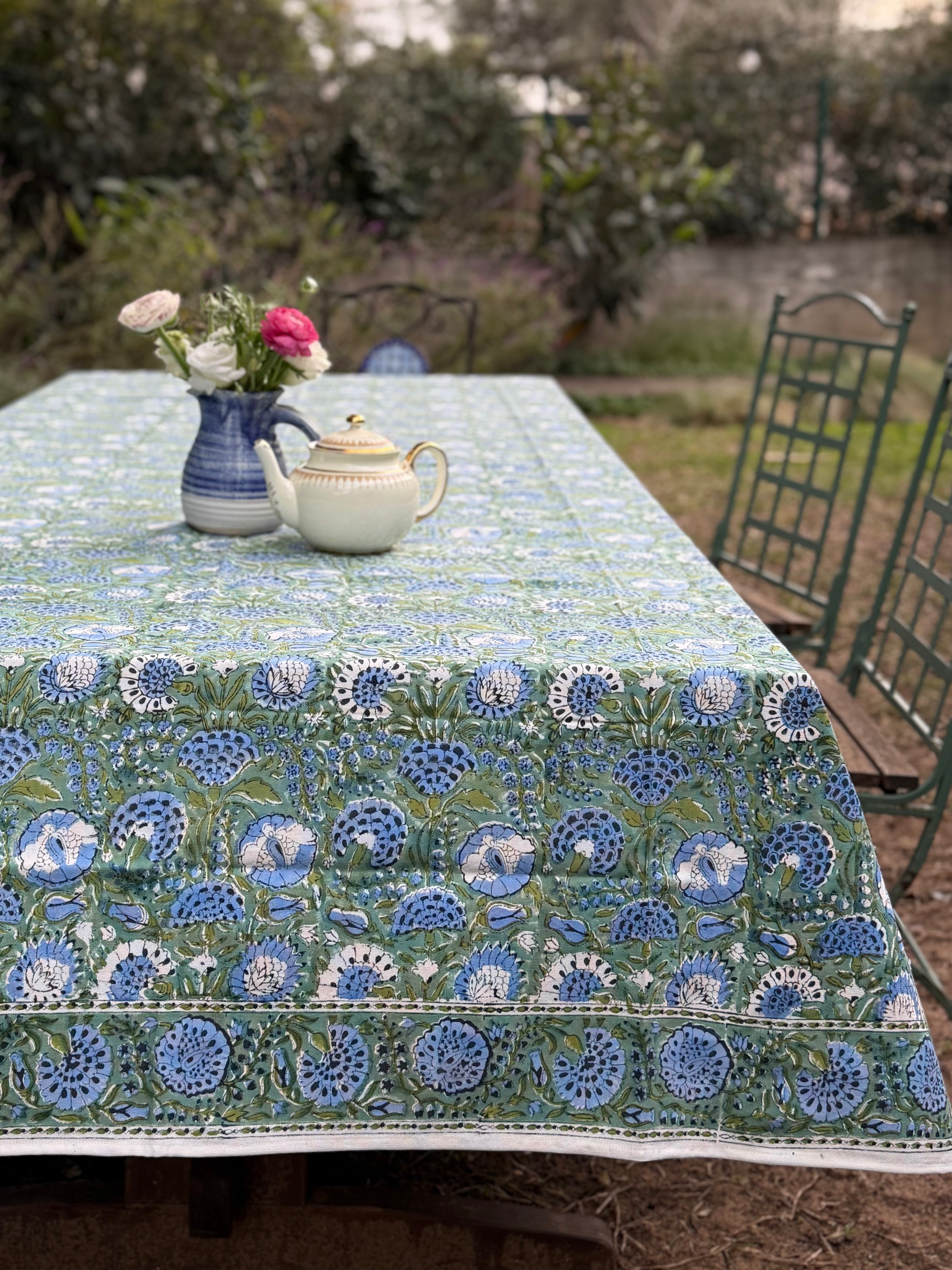 מפה לשולחן כותנה ״זוהר״ | בעבודת יד