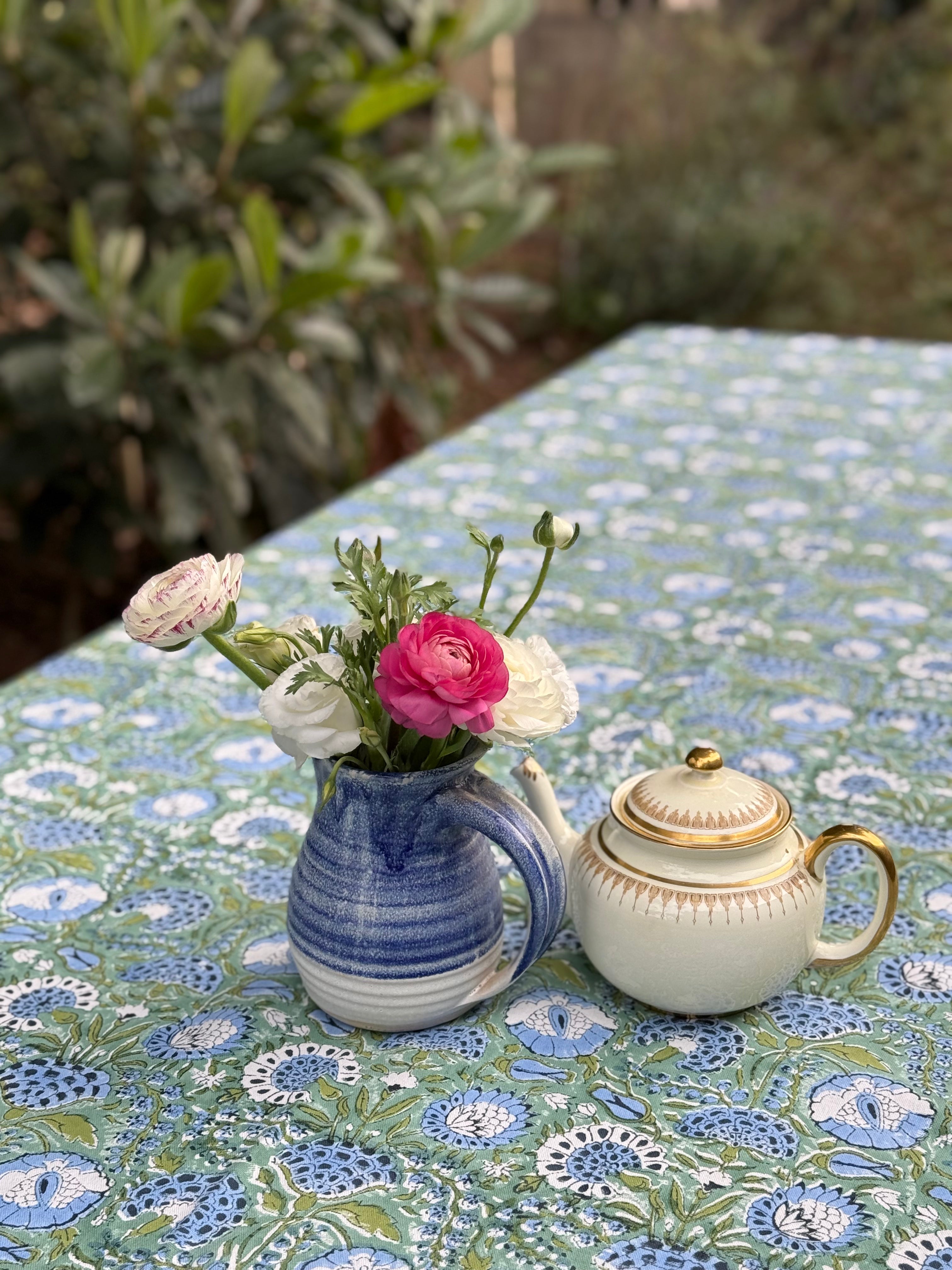 מפה לשולחן כותנה ״זוהר״ | בעבודת יד