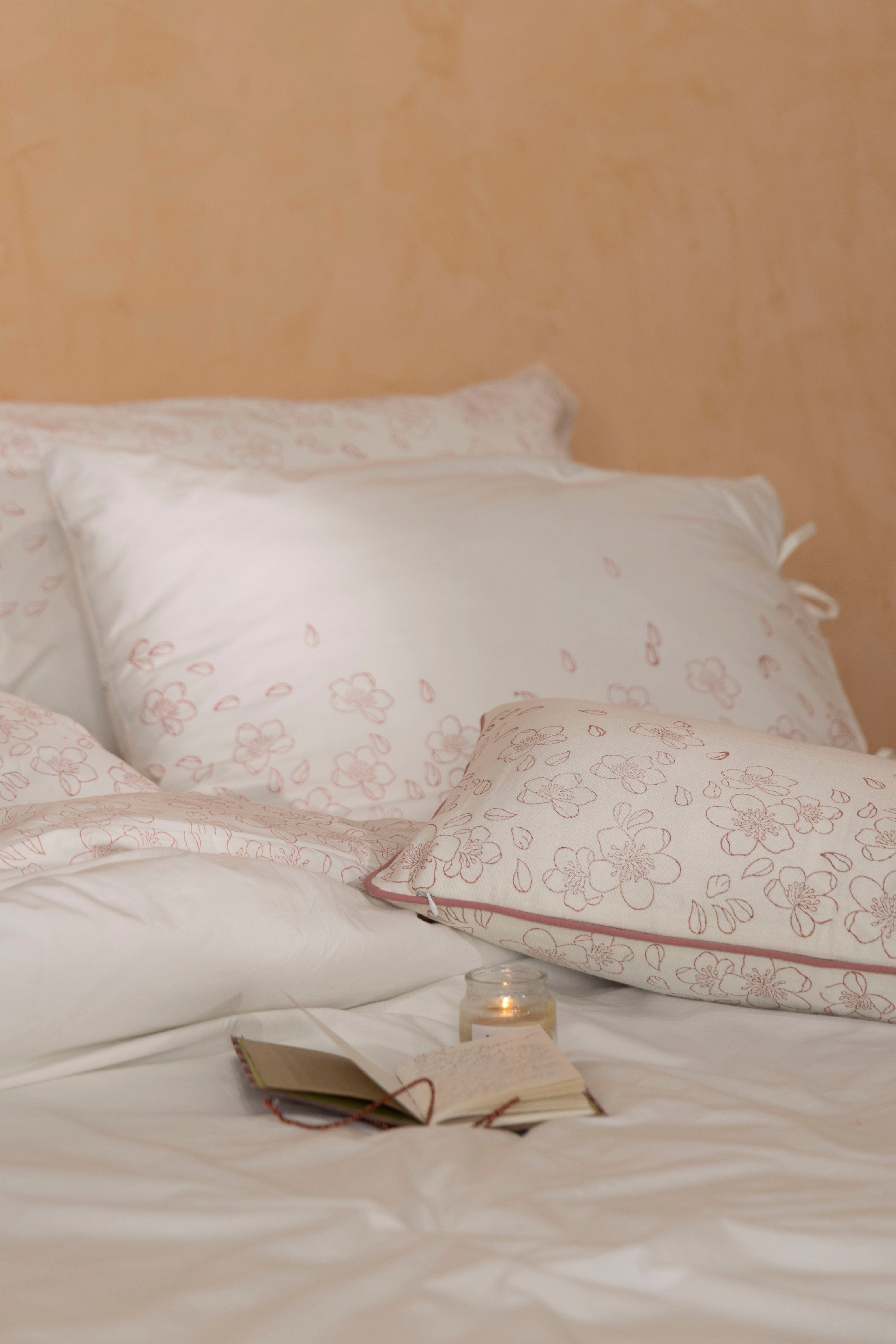 ציפה Almond Blossom כותנת פרקל | בעבודת יד