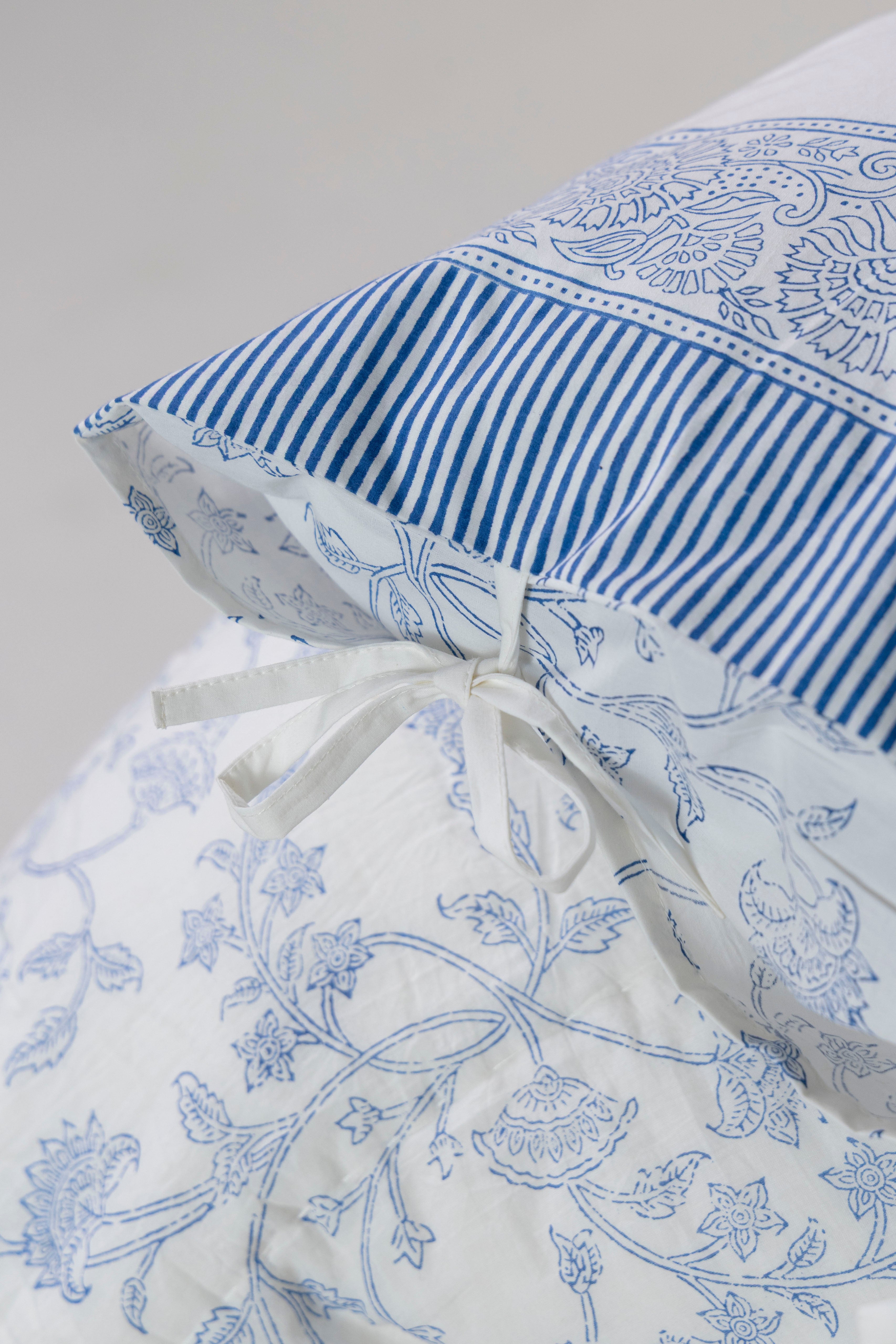 זוג ציפיות ״קשת״ כותנת פרקל | בעבודת יד