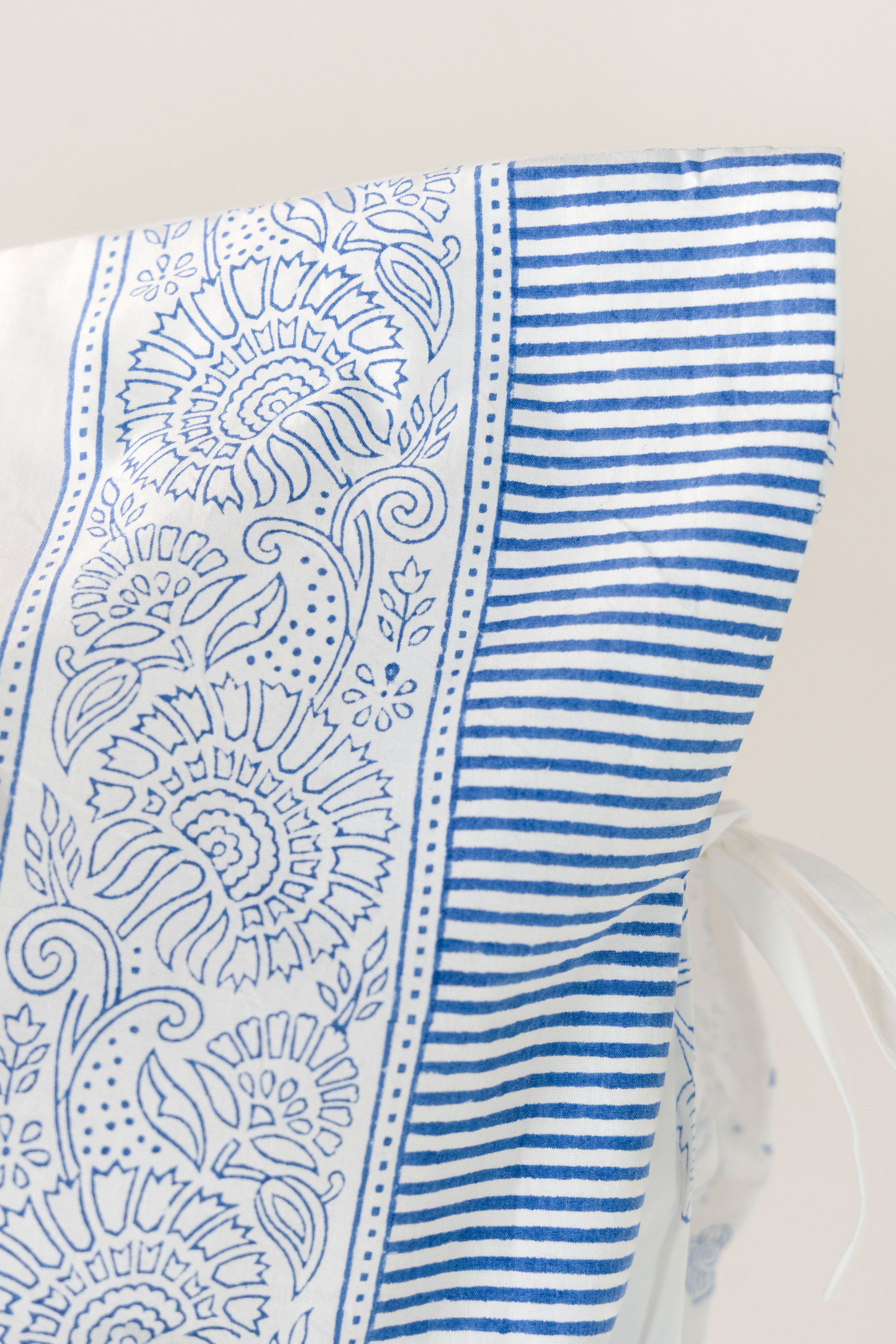 זוג ציפיות ״קשת״ כותנת פרקל | בעבודת יד