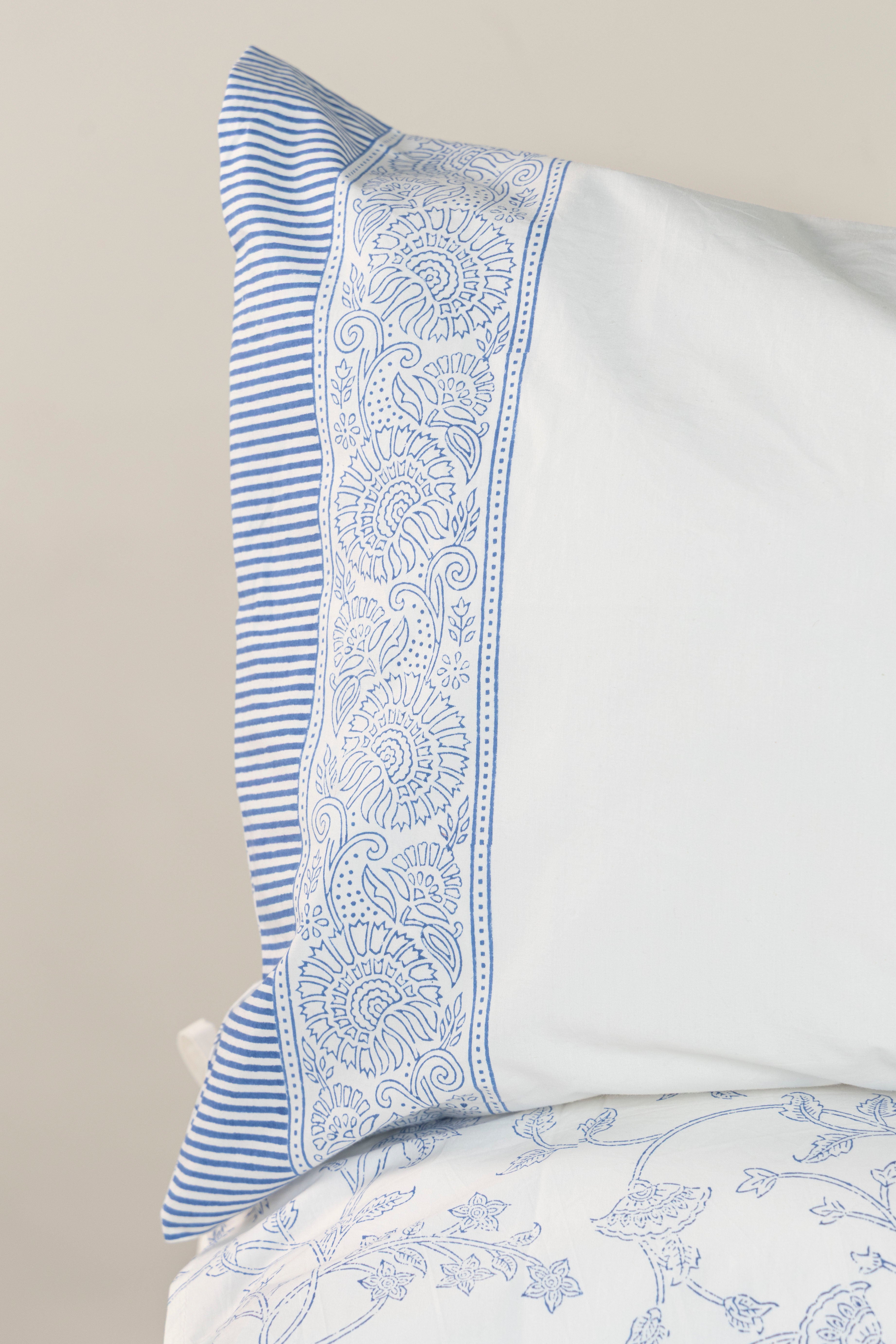 זוג ציפיות ״קשת״ כותנת פרקל | בעבודת יד