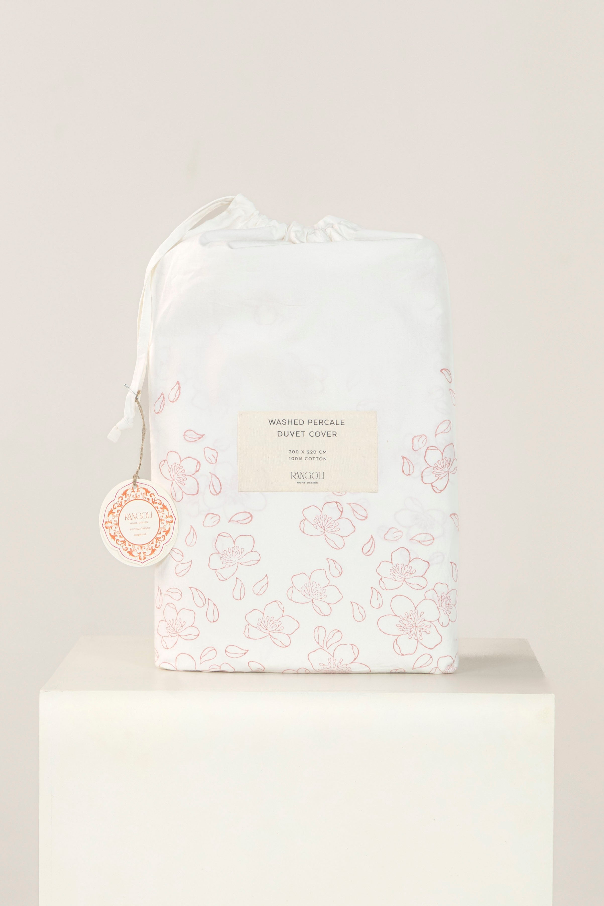 ציפה Almond Blossom כותנת פרקל | בעבודת יד