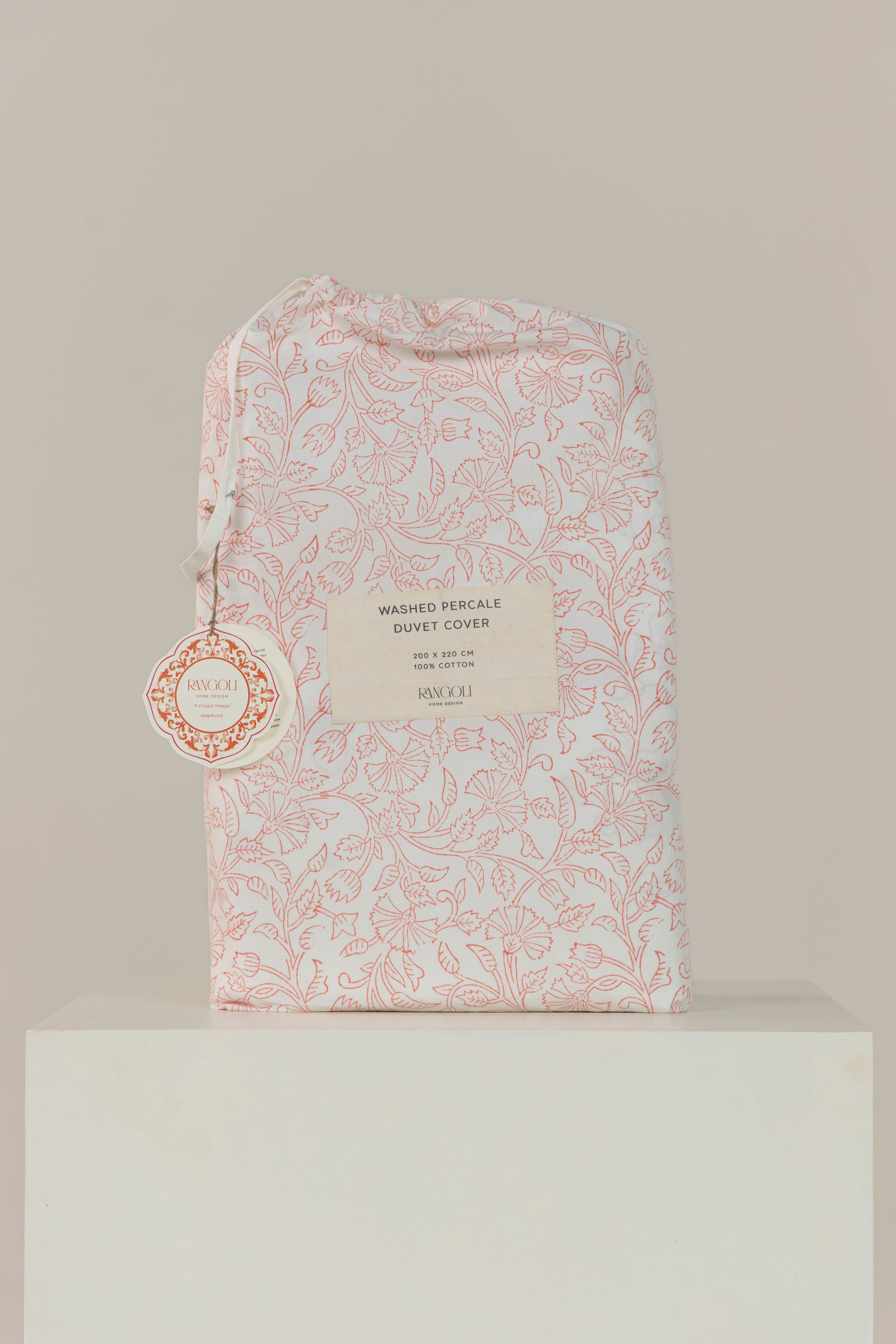 ציפה ״ורד״ כותנת פרקל | בעבודת יד