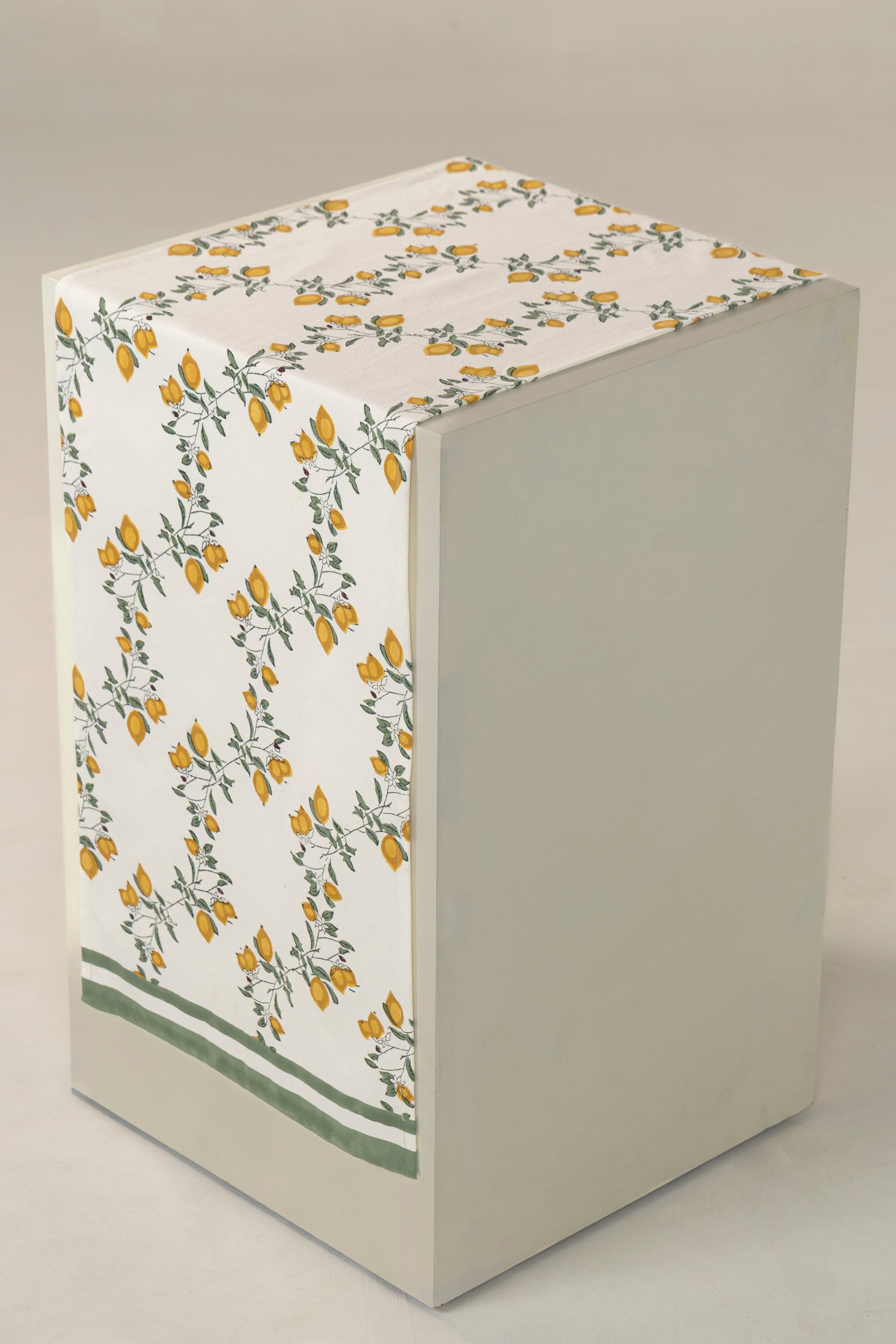 ראנר ״לימונים״ כותנה | בעבודת יד