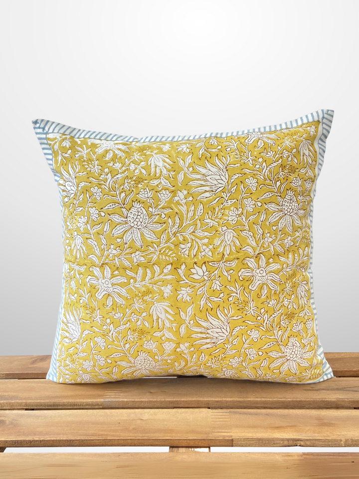 Blockprint Cushion Lucy