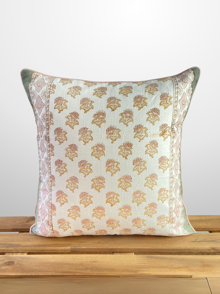 Blockprint Cushion Shelly