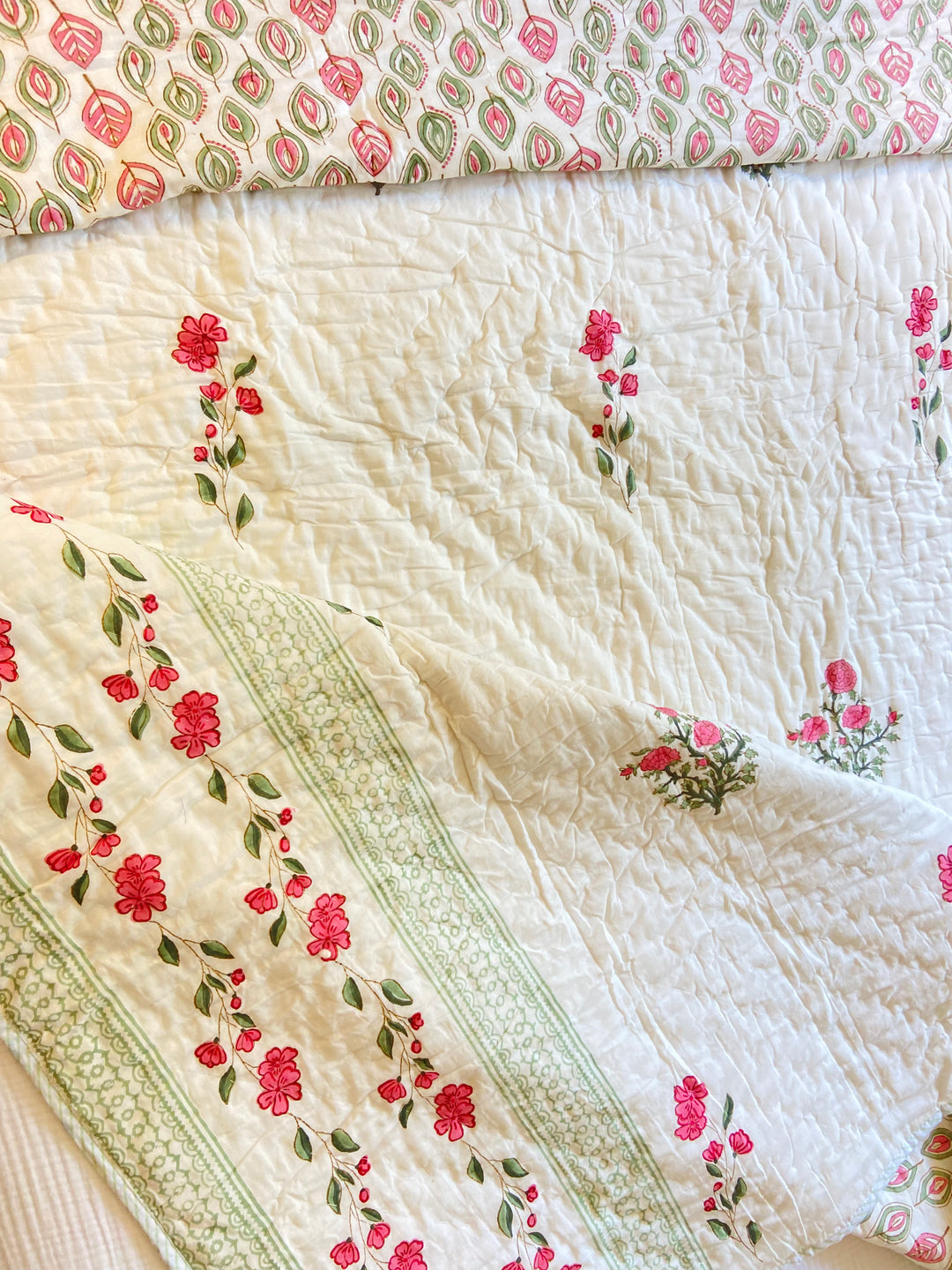 Organic Cotton Blockprinted Quilt Daniel