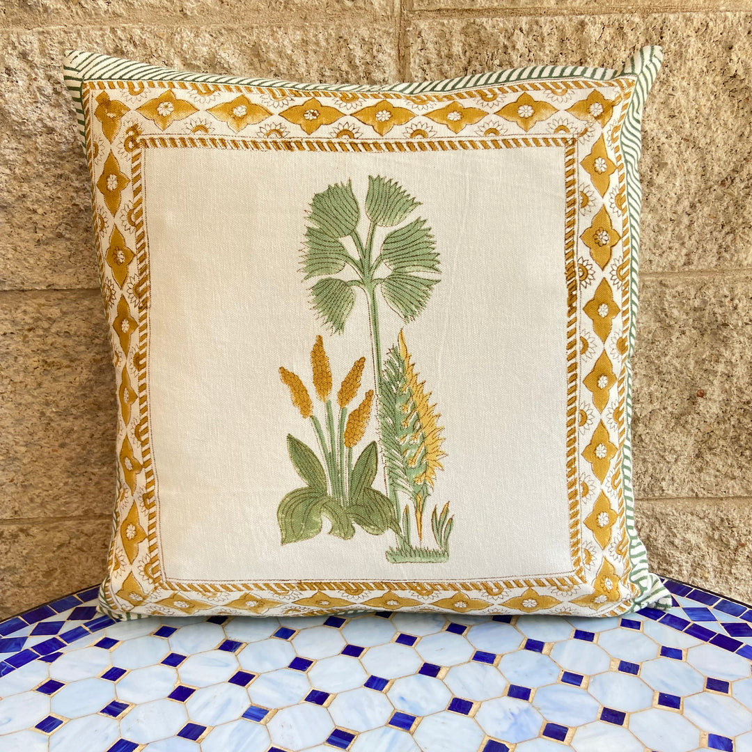 Blockprint Cushion Sarah