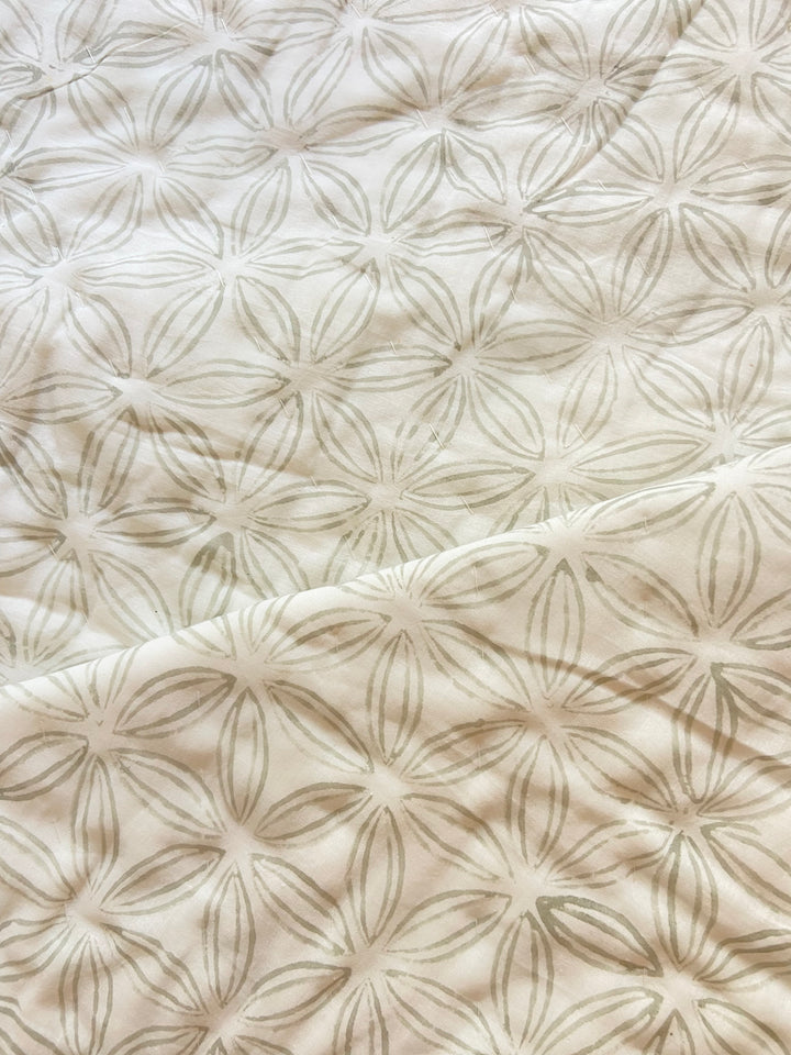 Organic Cotton Blockprinted Quilt Adina