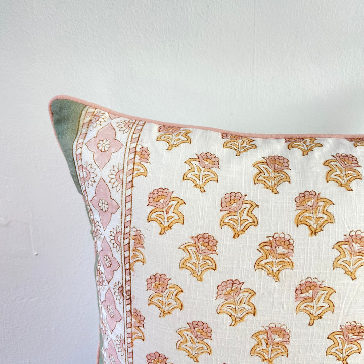 Blockprint Cushion Shelly