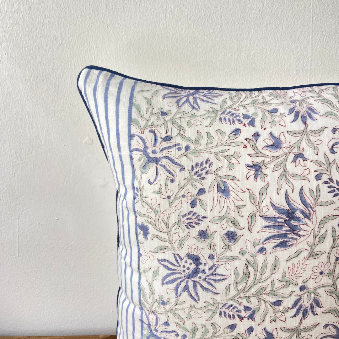 Blockprint Cushion Keshet