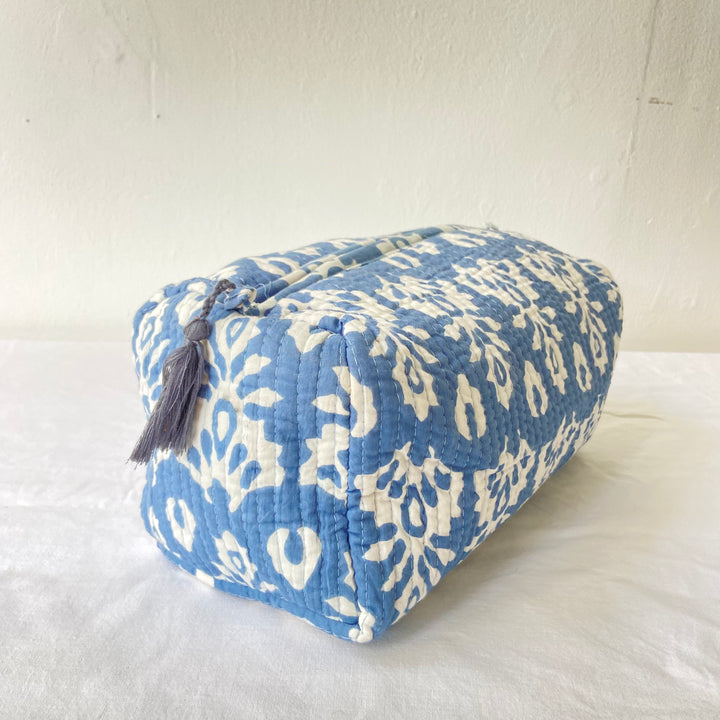 Blockprint Toiletry Bag Keshet