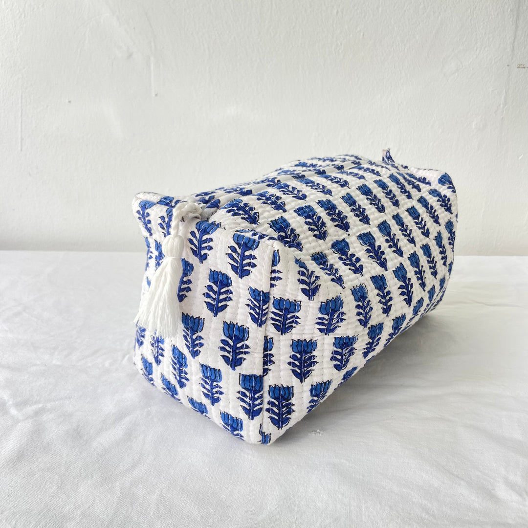 Blockprint Toiletry Bag Lucy