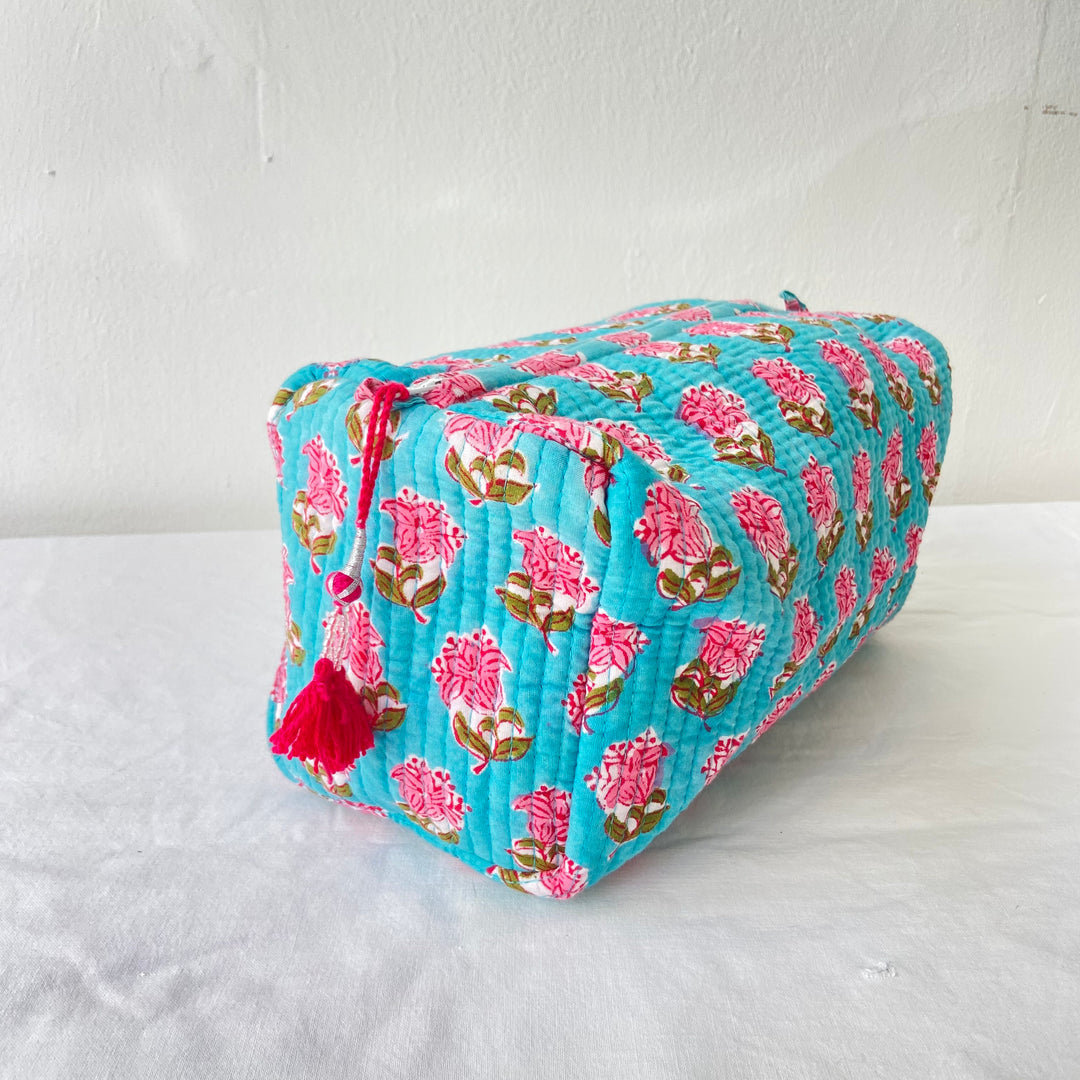 Blockprint Toiletry Bag Gali