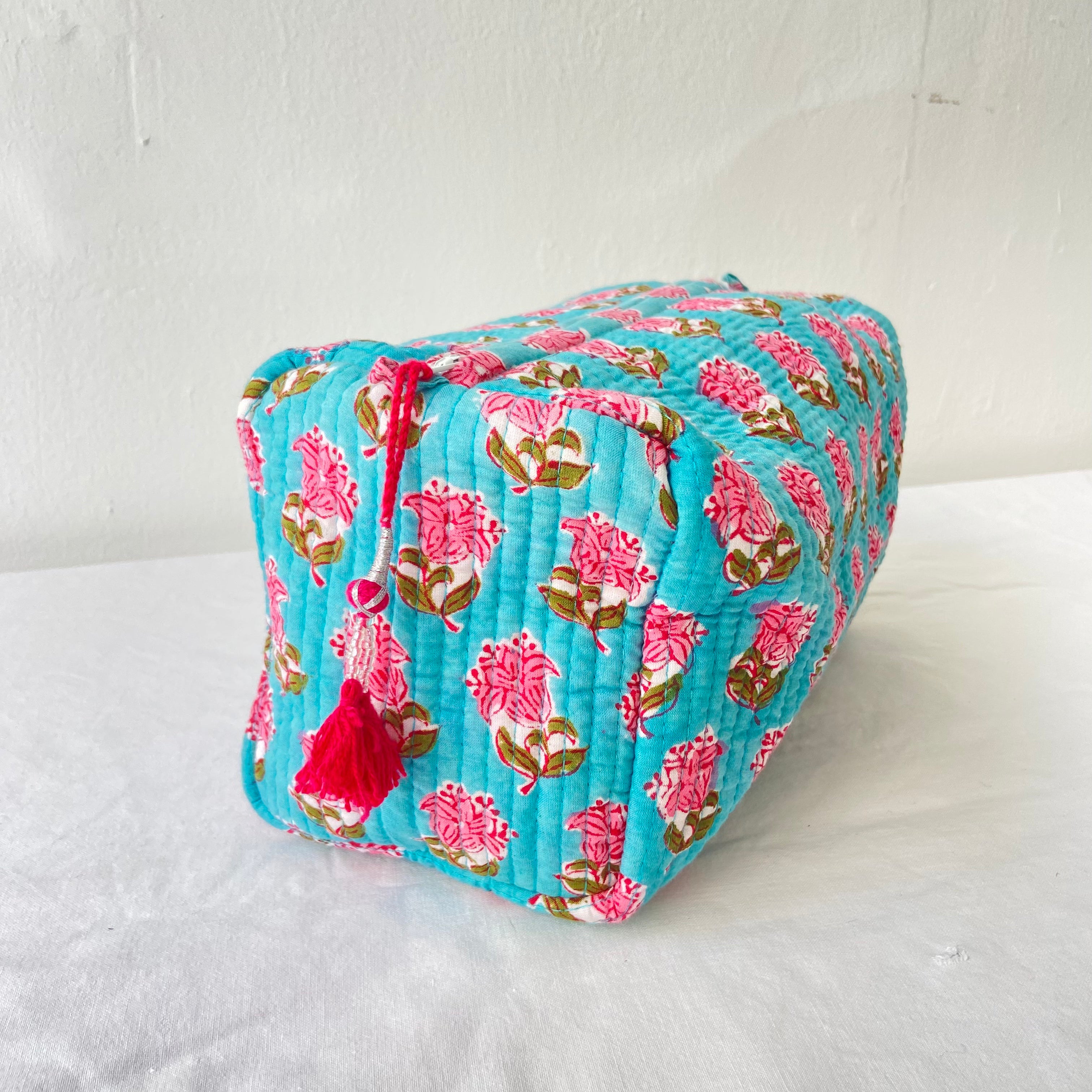 Blockprint Toiletry Bag Gali