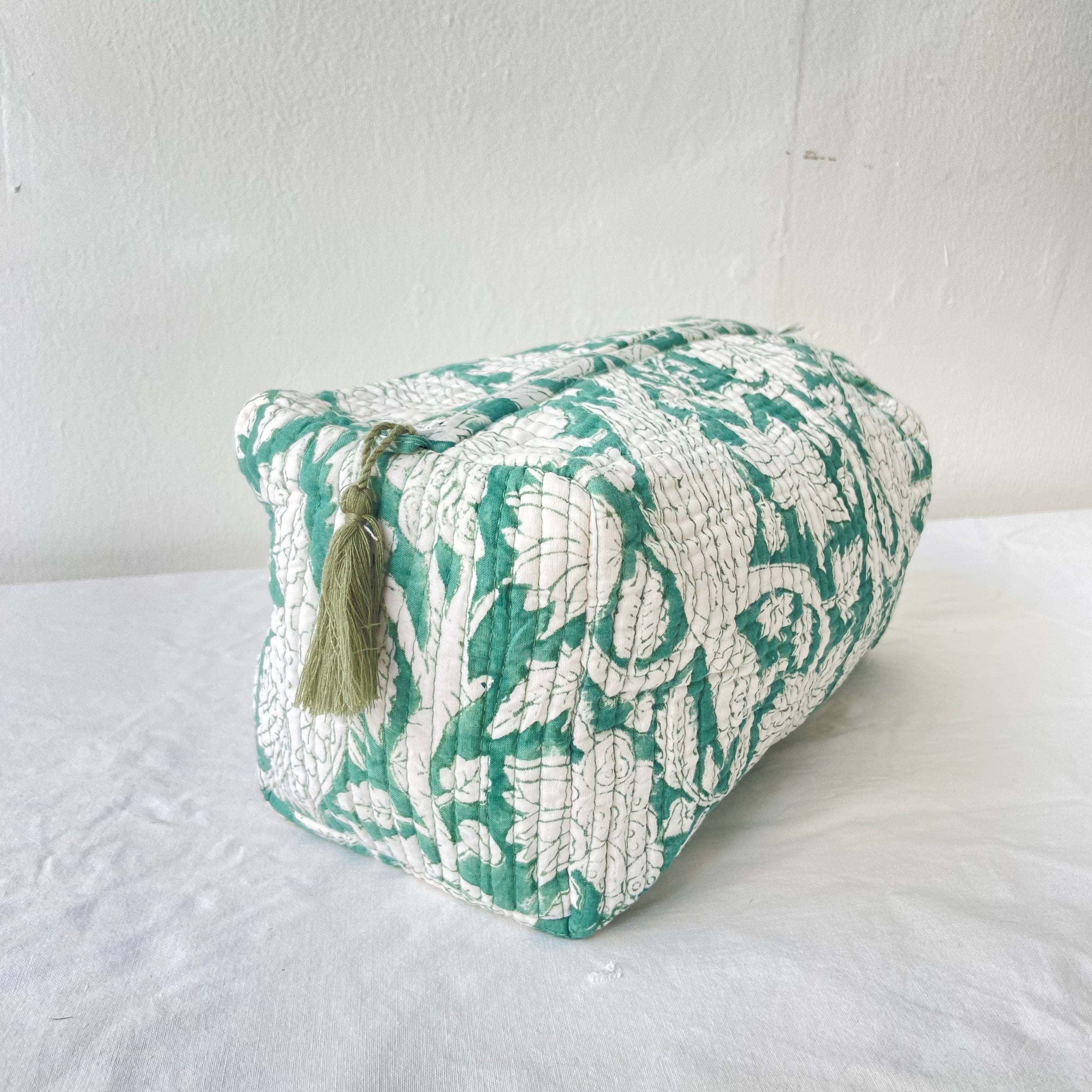 Blockprint Toiletry Bag Shimrit