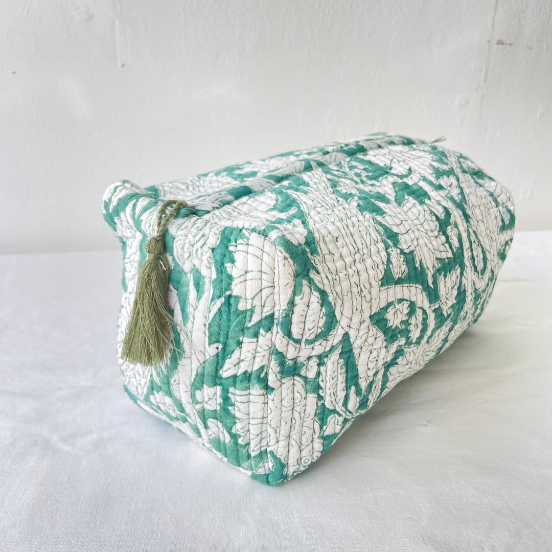 Blockprint Toiletry Bag Shimrit