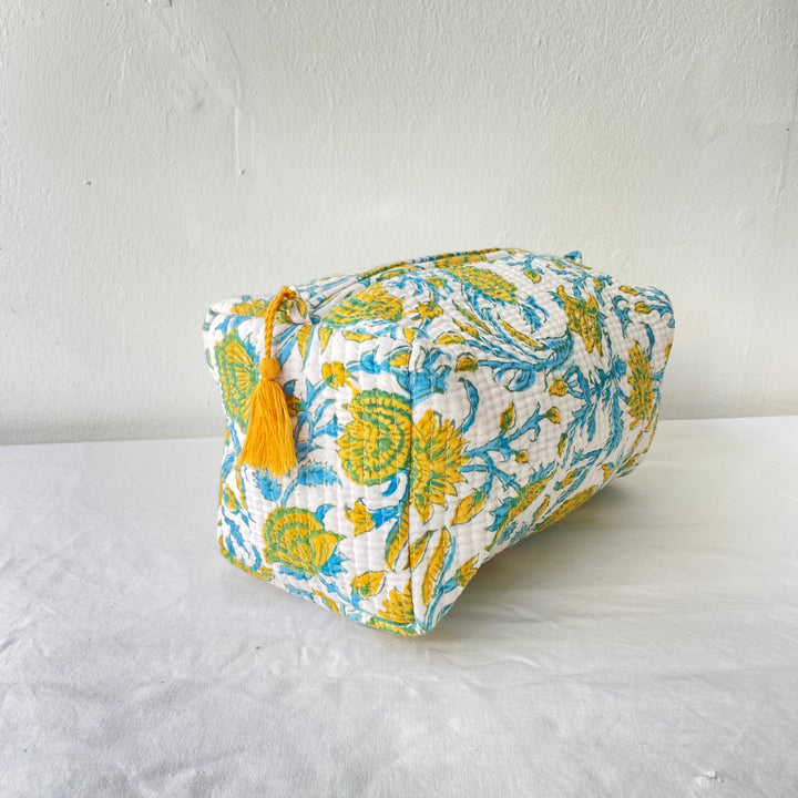 Blockprint Toiletry Bag Kate