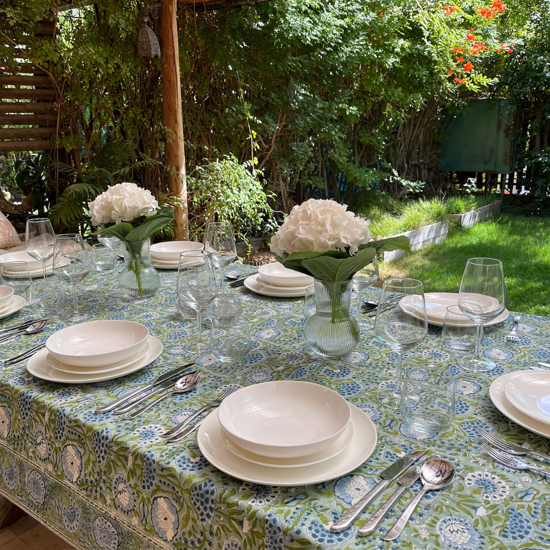 Blockprint Tablecloth Zohar