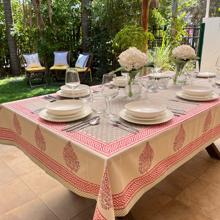 Blockprint Tablecloth Amit