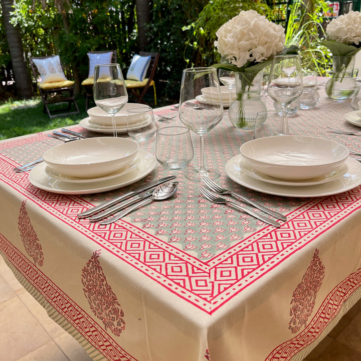 Blockprint Tablecloth Amit