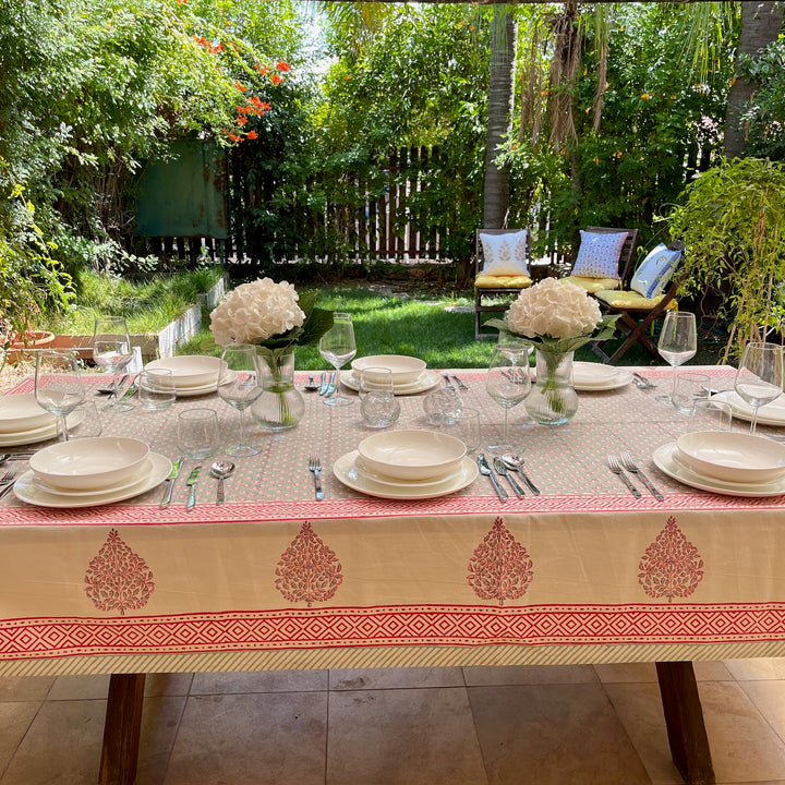 Blockprint Tablecloth Amit