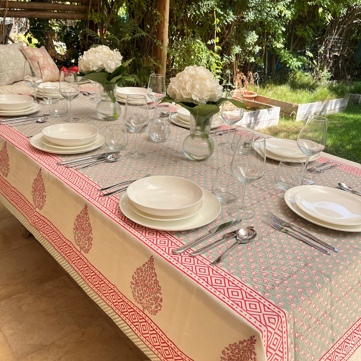 Blockprint Tablecloth Amit