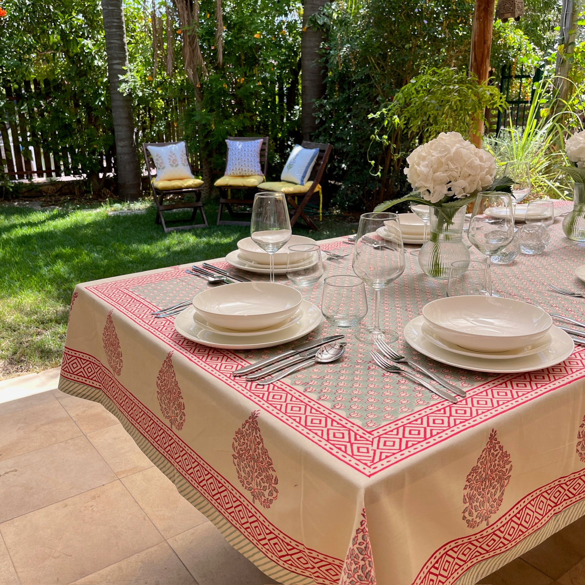 Blockprint Tablecloth Amit